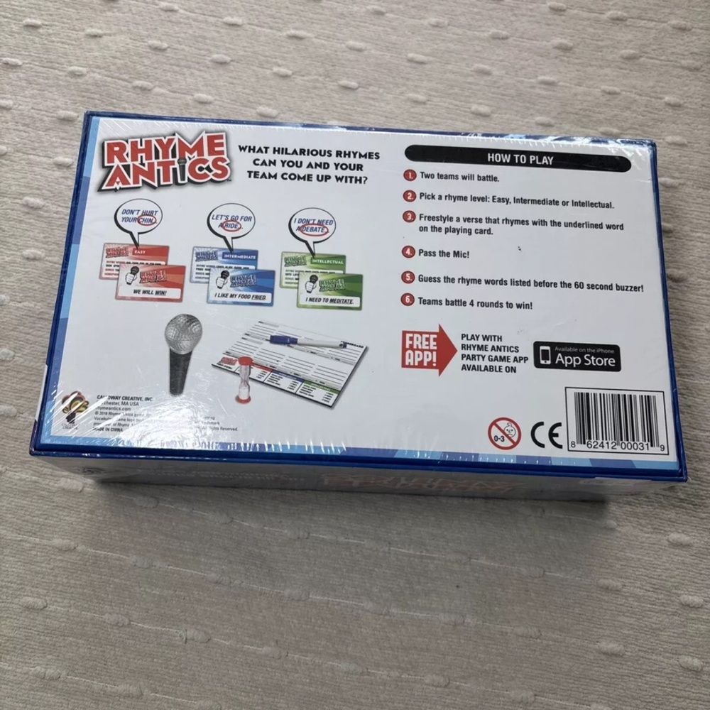 Rhyme Antics - Brand New Sealed in Box - The Hilarious Rhyming Vocabulary Game - Picture 4 of 14